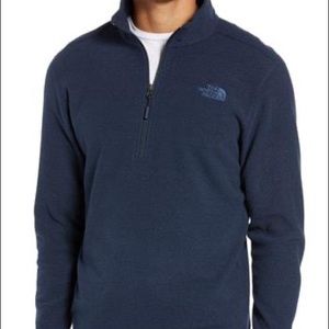 NORTH FACE NAVY PULLOVER QUARTER ZIP